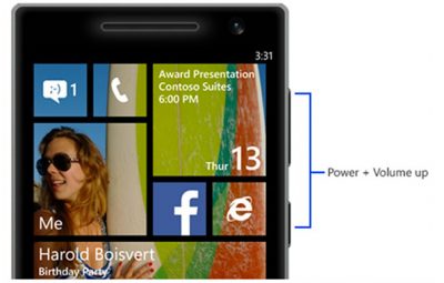 Cách chụp ảnh màn hình Windows Phone bằng phím cứng