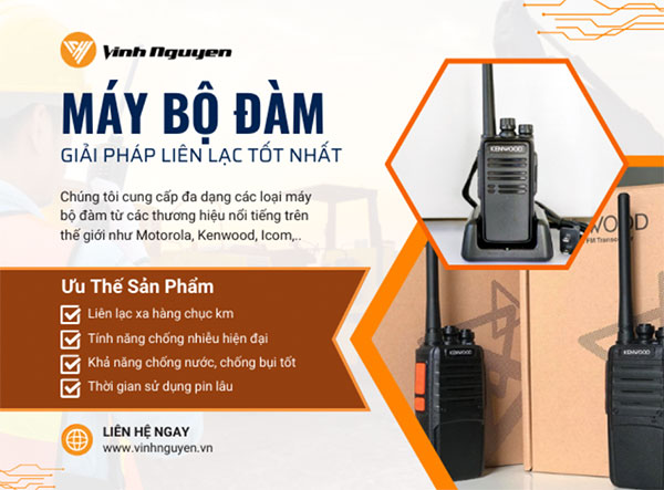 Máy Bộ Đàm Vinh Nguyễn - Ứng Dụng Đa Lĩnh Vực