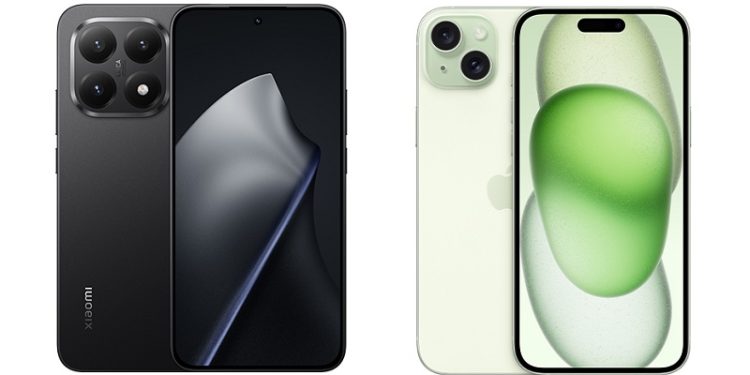 So sánh Xiaomi 15T với iPhone 15